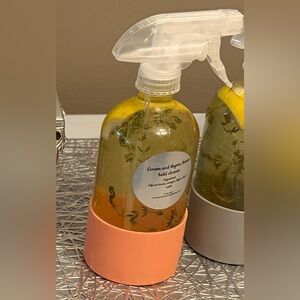 Lemon & Thyme Surface Cleaner Spray - Fresh Yellow